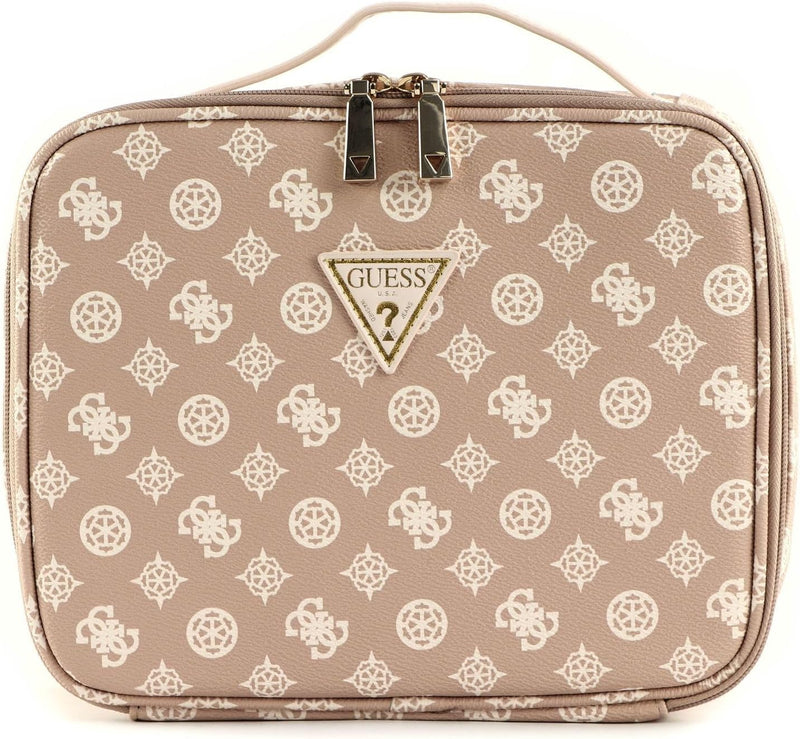 GUESS Wilder Travel Cosmetic Organizer Case Nude/Blush Multi