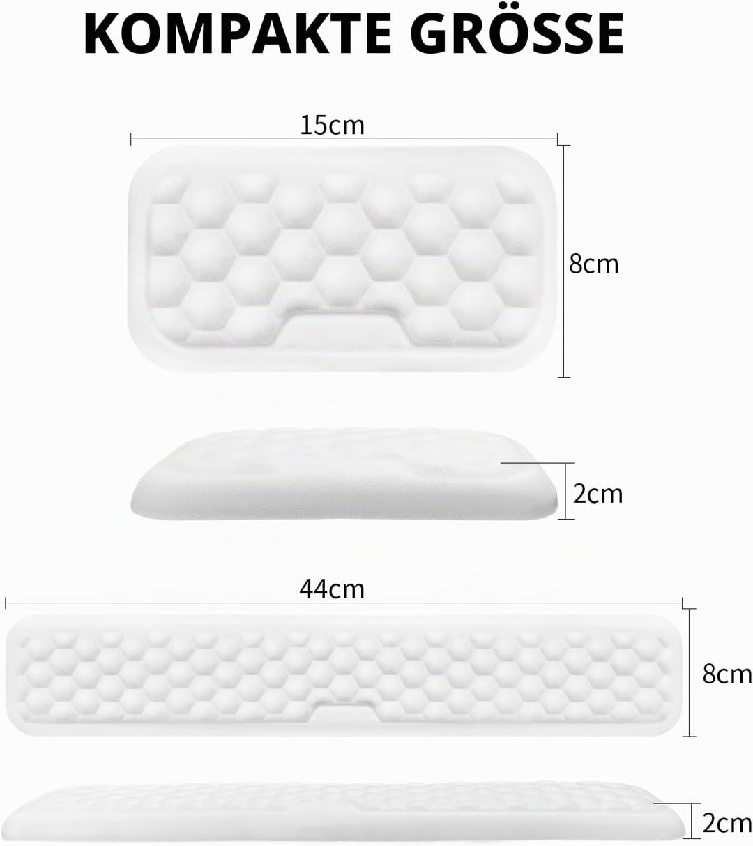 Giecy Handballenauflage Tastatur und handgelenkauflage Maus,Memory-Schaum ergonomisch Wrist Rest zur