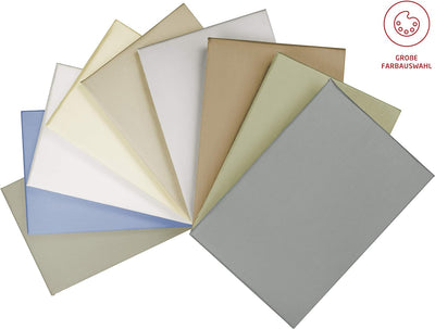 Fleuresse Colours Bettwäsche, Uni-Mako-Satin, himmelblau, 155 x 220 cm Mittelblau 155/220 Uni, Mitte