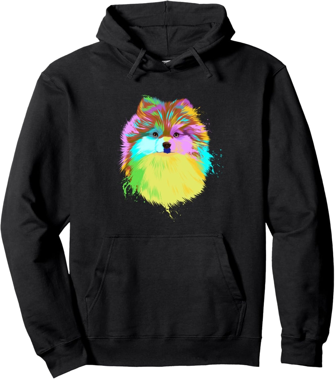 Splash Hund Kleinspitz Pullover Hoodie