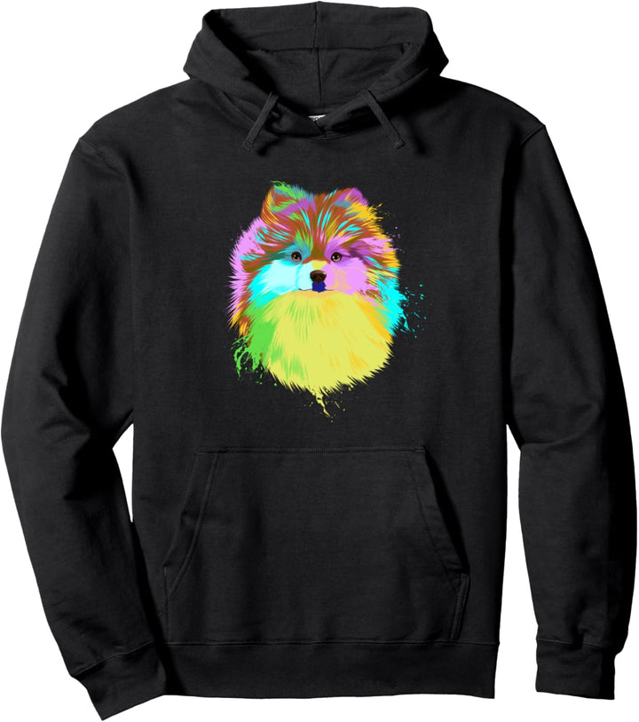 Splash Hund Kleinspitz Pullover Hoodie
