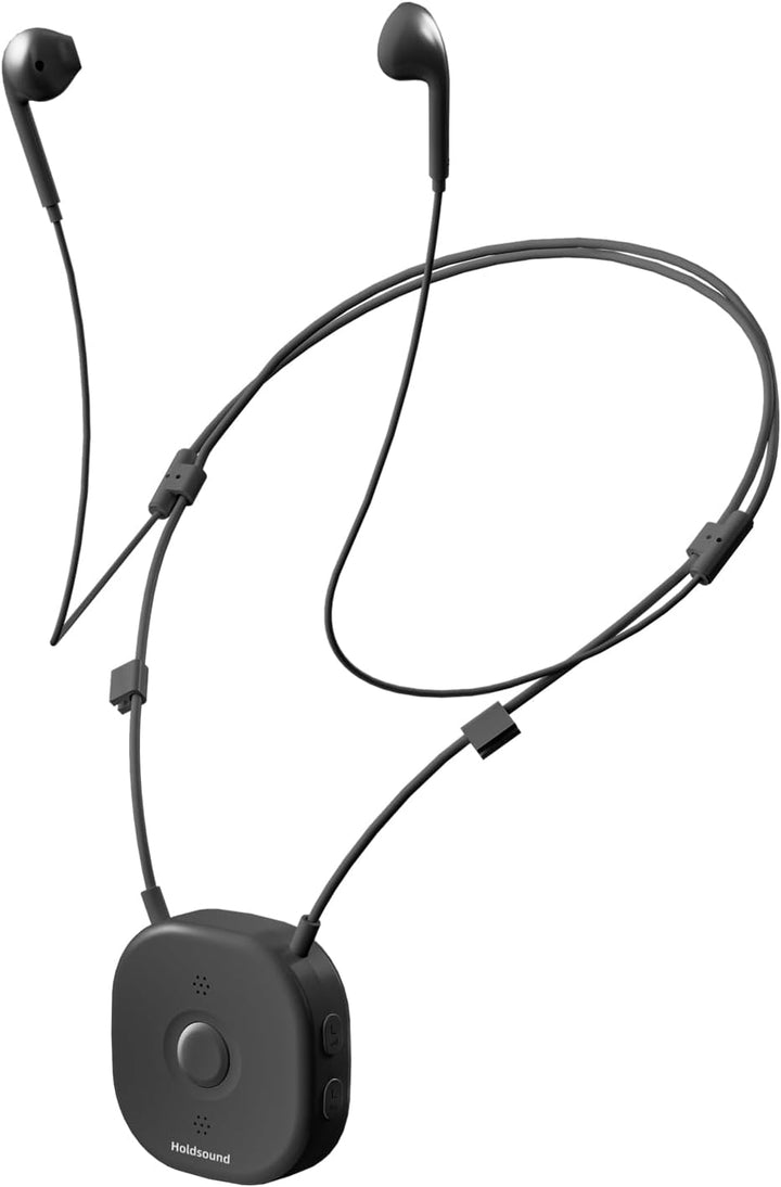 Holdsound HSD100 TV Kopfhörer Kabellos Senioren, Funkkopfhörer Kabellos für TV mit USB-Sender, Nacke