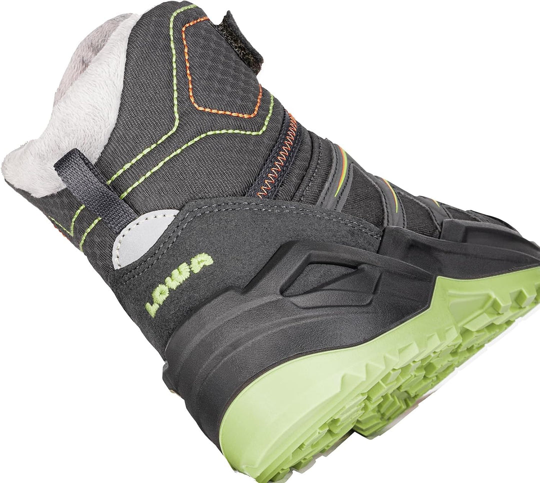 LOWA Stiefel mittel MADDOX WARM GTX MID [2024] 23 EU Graphit Mint, 23 EU Graphit Mint