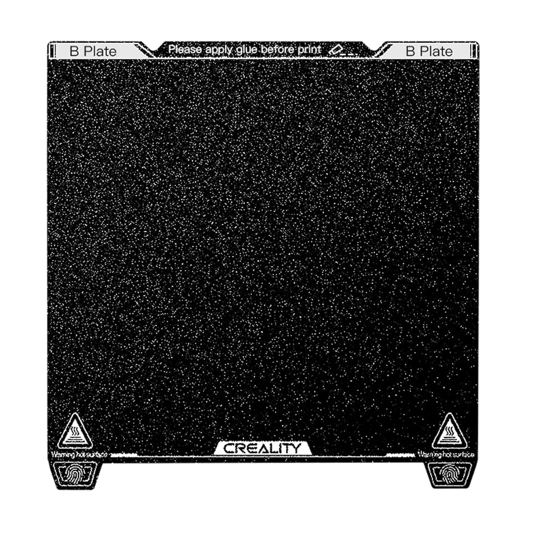 Creality K1 Max PEI Bauplatten Kit, Flexible Federstahlplattform mit PEI Beschichtungsoberfläche und