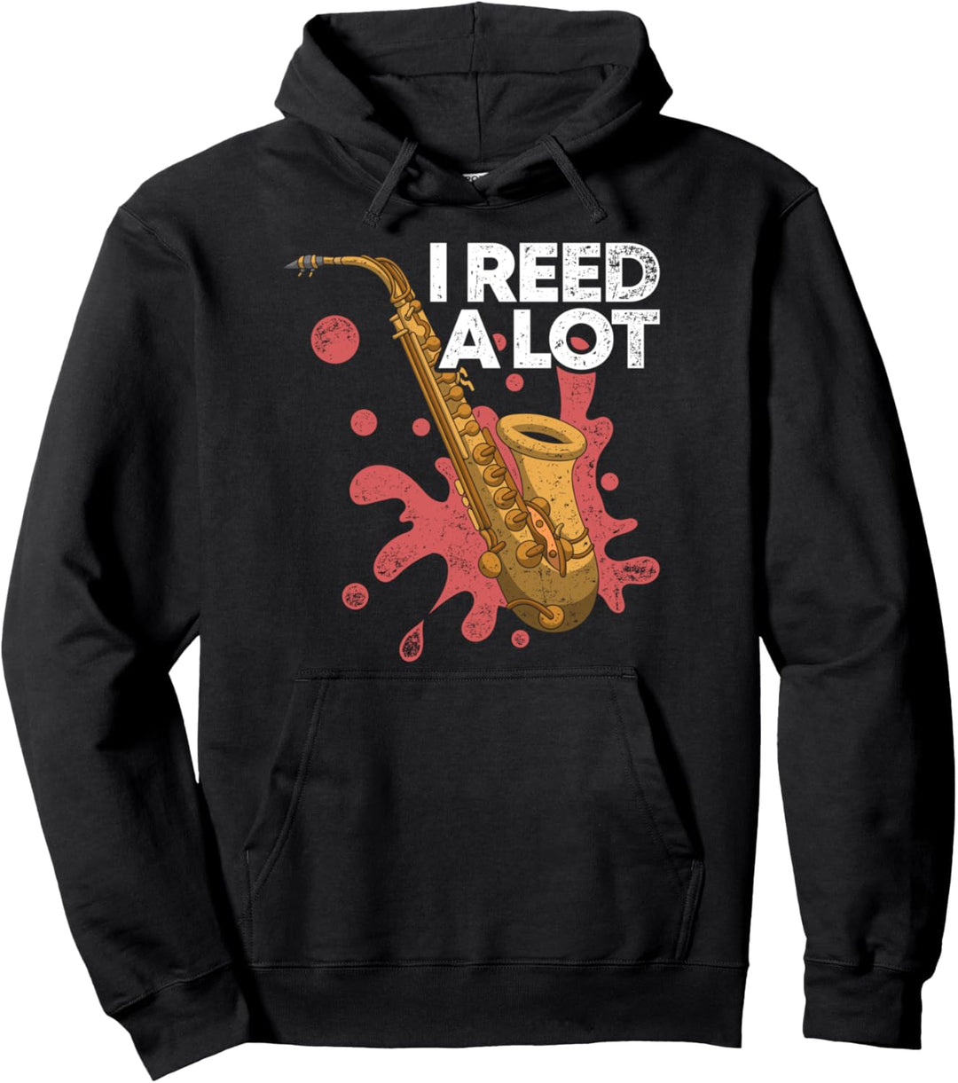 Lustiges Saxophon Musik Geschenk Jazz Saxophonist Pullover Hoodie