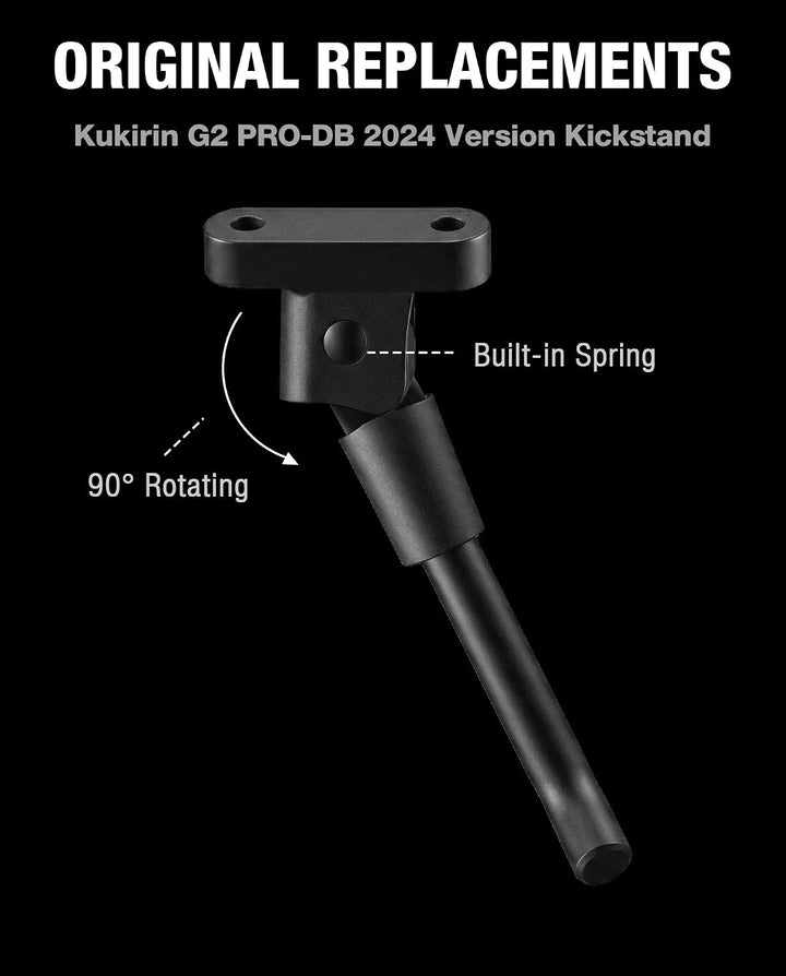 Seitenfussstütze passend für Kukirin G2 Pro E-Scooter, Parkständer aus Aluminiumlegierung, Original