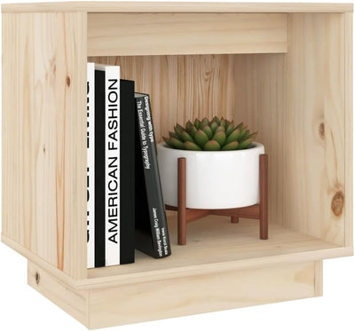 FIRBNUS Bedside Table Nachtkonsole Beistelltisch mit Stauraum Night Stand Nachttisch 40x30x40 cm Mas