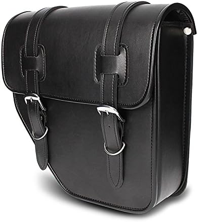 BS-Motoparts Satteltasche für Hyosung Aquila GV 125 Texas Schwarz rechts