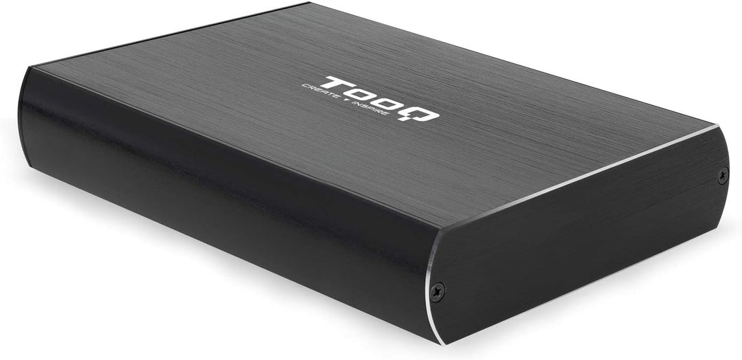 TOOQ TQE-3531B - 3,5"-HDD-Gehäuse, (SATA I/II/III, USB 3.0), Aluminium, LED-Anzeige, Schwarz
