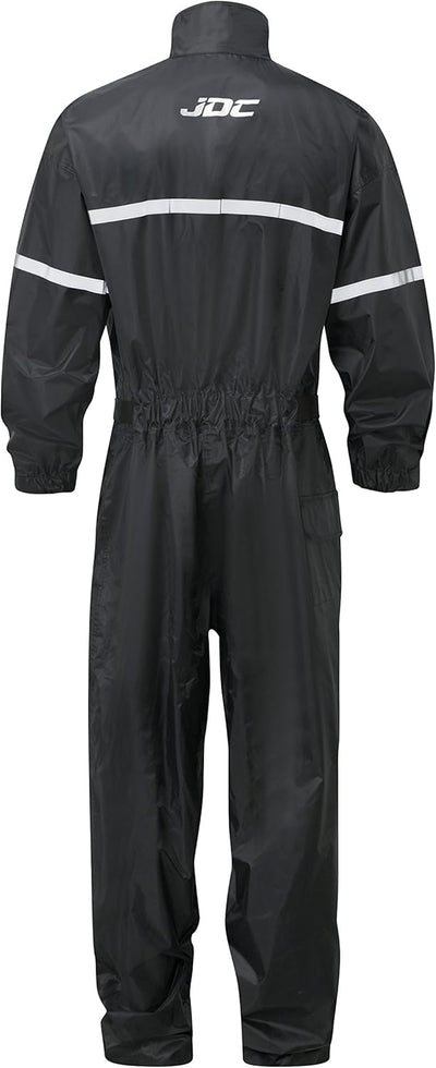 JDC Motorrad Kombi - Regenkombi - 1-Stück - Wasserdichter Regenschutz - SHIELD - Schwarz - XXL - Län