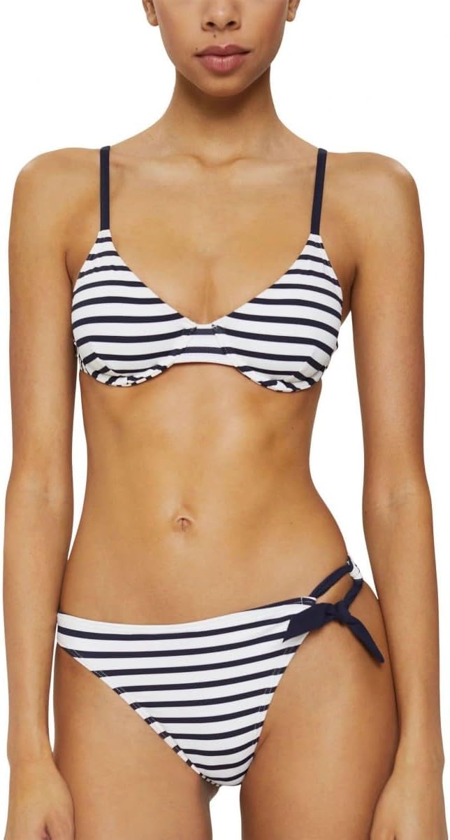 ESPRIT Damen Hamptons Beach RCS Uw.Bra Bikini, Navy 3