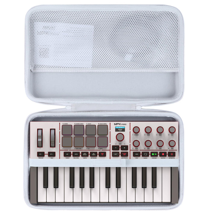 Lebakort Hart Schutz Hülle Etui Tasche für Akai Professional MPK Mini IV USB-C MIDI Keyboard Control