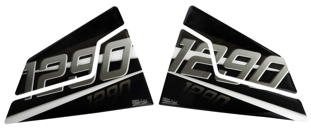 BIKE-label Seitentank Pad Silver kompatibel für KTM 1290 Super Duke R bis BJ 2019-800461