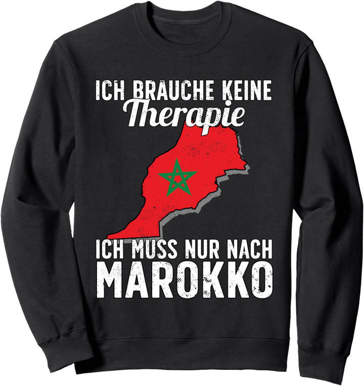 Marokkanische Flagge I Marokko Urlaub I Marokko Sweatshirt