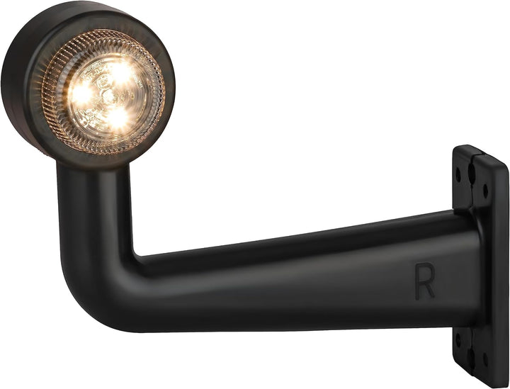 2x LED Positionsleuchte Links + Rechts Set Rot Weiss 12-24 Volt E4-Prüfzeichen IP67 Schutzklasse mit