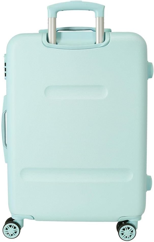 Disney Minnie Teen Koffer-Set, blau, 55/65 cm, starr, ABS-Kombinationsverschluss, seitlich, 91 l, 6