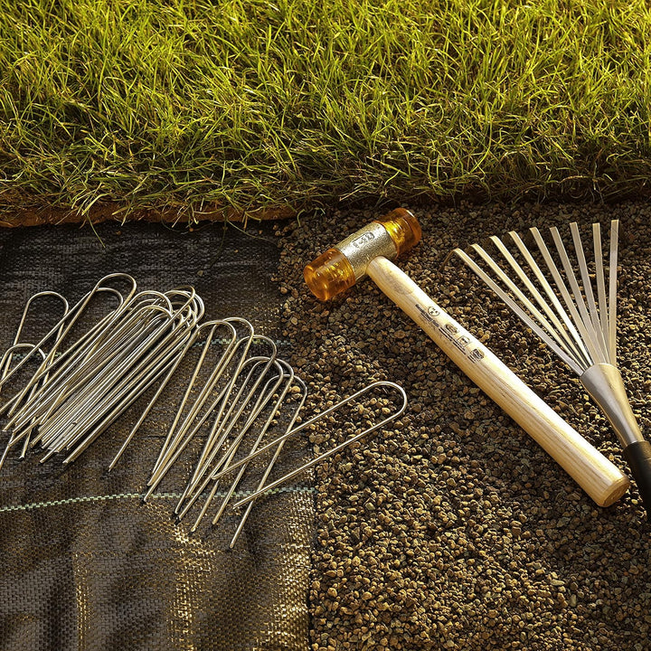 GardenMate 500 Erdanker VERZINKT aus Stahldraht 150mm lang - 25mm breit aus Stahldraht Stärke 2,9mm