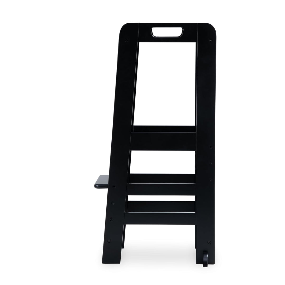 hauck Learn N Explore, Schwarz - Lernturm für KInder aus FSC® Zertifiziertes Buchenholz, Höhenverste