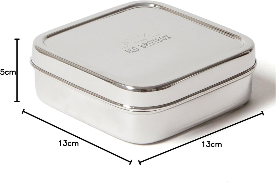 Brotbox Classic | Brotdose Kinder 500ml | Lunchbox aus Edelstahl BPA frei | Vesperbox Spülmaschinenf