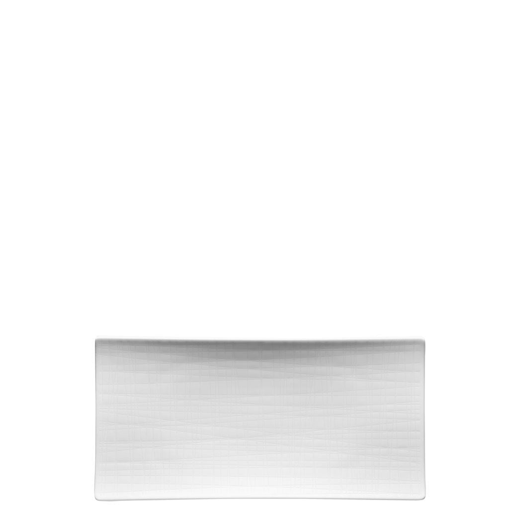 Rosenthal Mesh Weiss Platte 26 x 13 cm flach