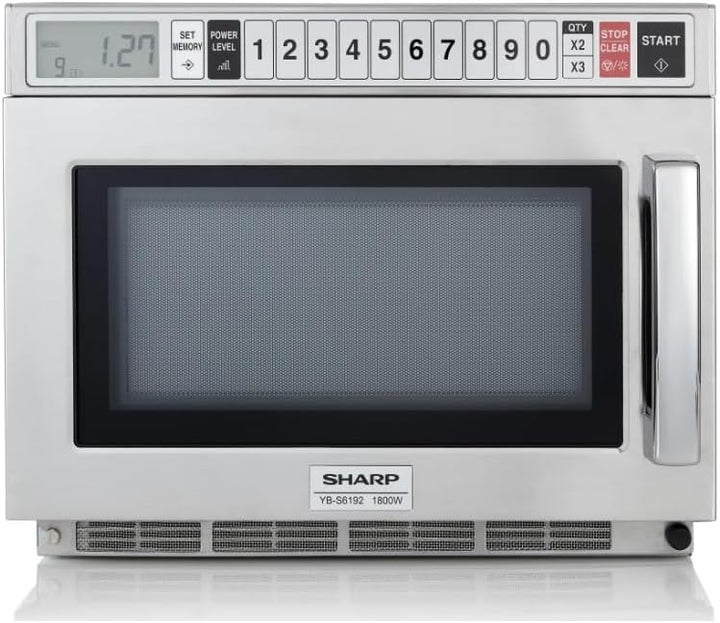 Sharp YB-S6192AE Mikrowelle Edelstahl 1800 W
