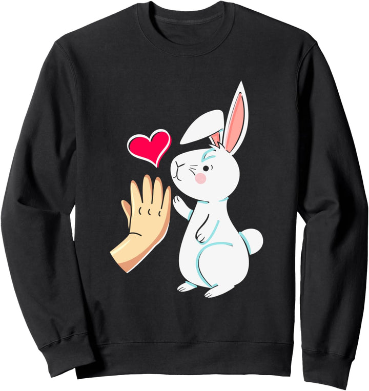 Niedliches Kaninchen-Haustier Sweatshirt