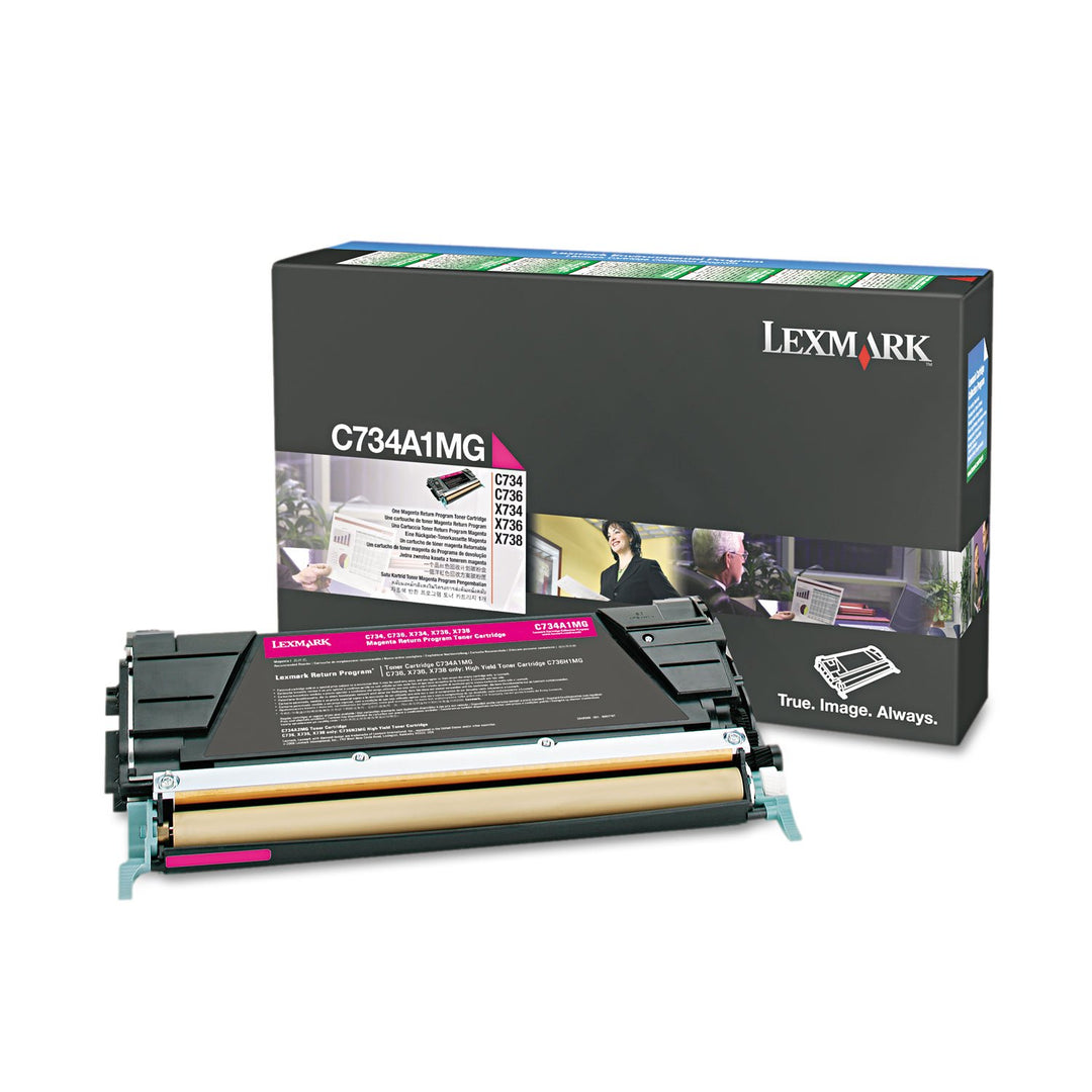 Lexmark C734A1MG - C734/C736 Magenta Toner Return Cartridge 6K