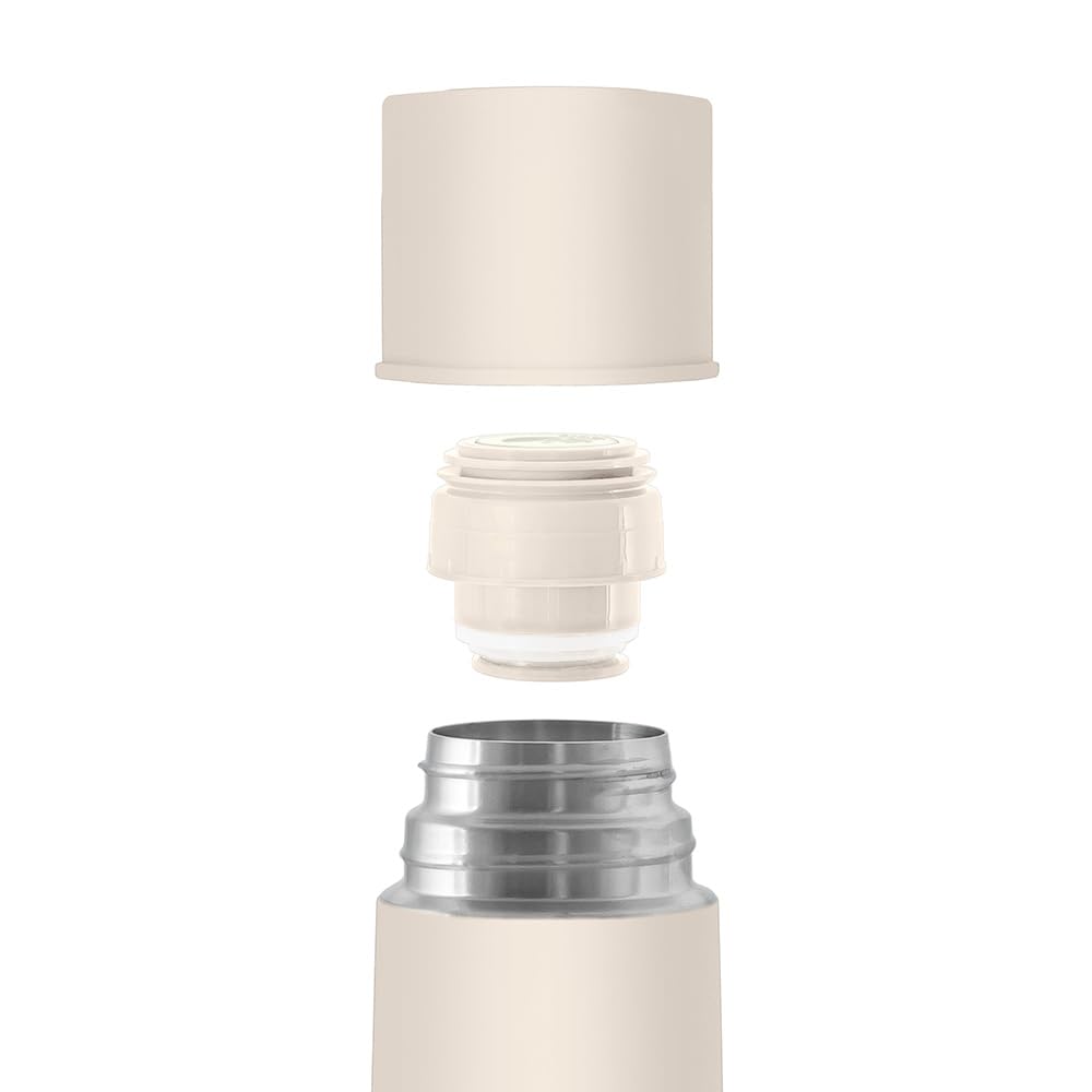Miniland Trinkflasche aus Edelstahl für 500 ml Flüssigkeit, hält die Temperatur +12h, sowohl kalt al