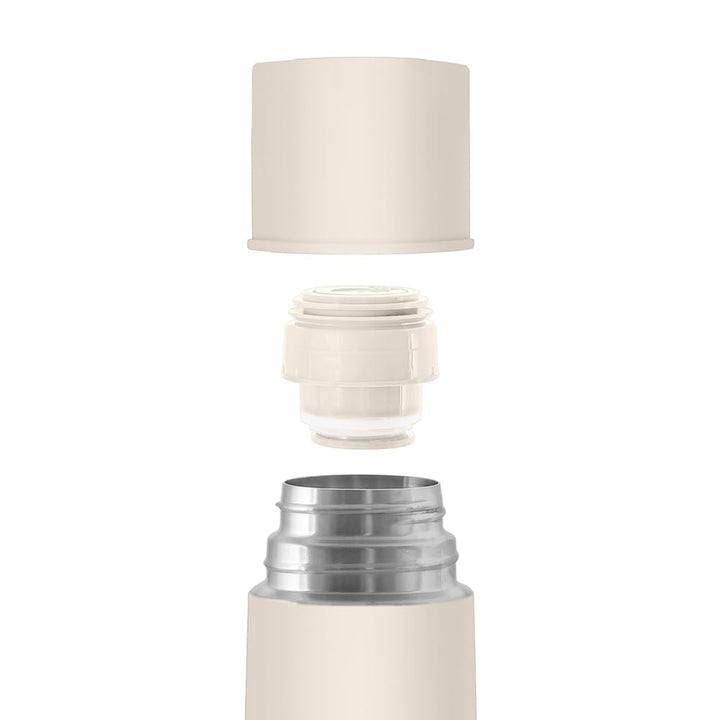 Miniland Trinkflasche aus Edelstahl für 500 ml Flüssigkeit, hält die Temperatur +12h, sowohl kalt al