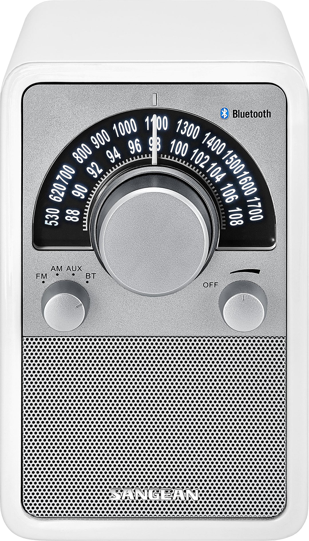 Sangean WR-15 Retro Radio mit FM und AM - Vintage Design - Bluetooth Streaming - Einzigartiges Holzg