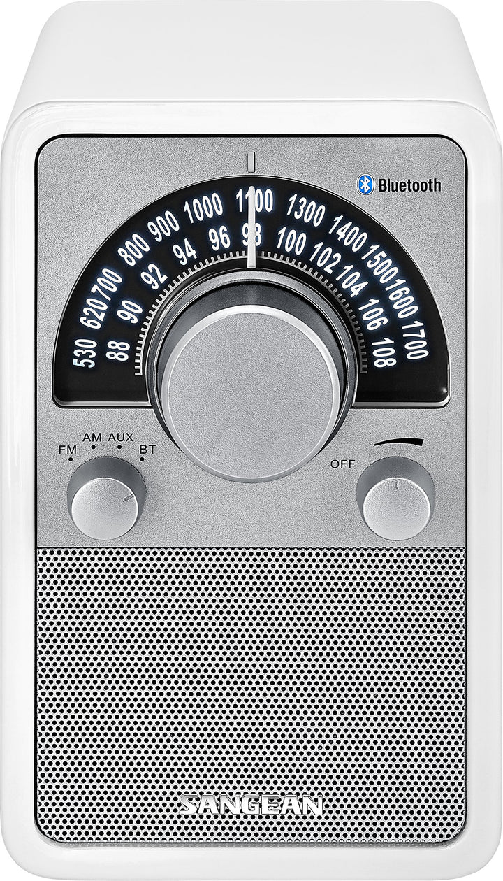 Sangean WR-15 Retro Radio mit FM und AM - Vintage Design - Bluetooth Streaming - Einzigartiges Holzg