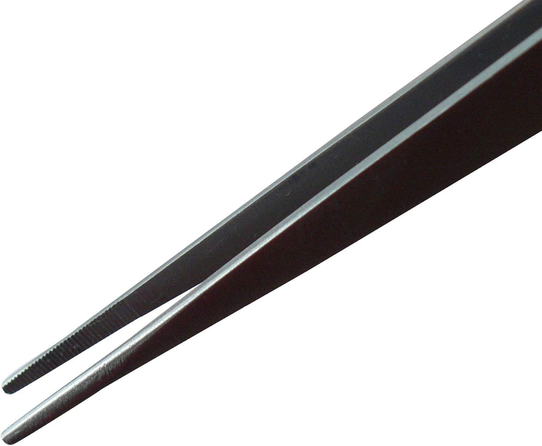 3x Lötpinzette, gerade - Klemmpinzette, Kreuzpinzette, Technische Pinzette - 16 cm, gerieft - Modell