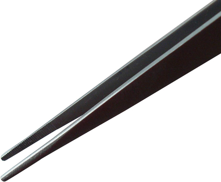 3x Lötpinzette, gerade - Klemmpinzette, Kreuzpinzette, Technische Pinzette - 16 cm, gerieft - Modell