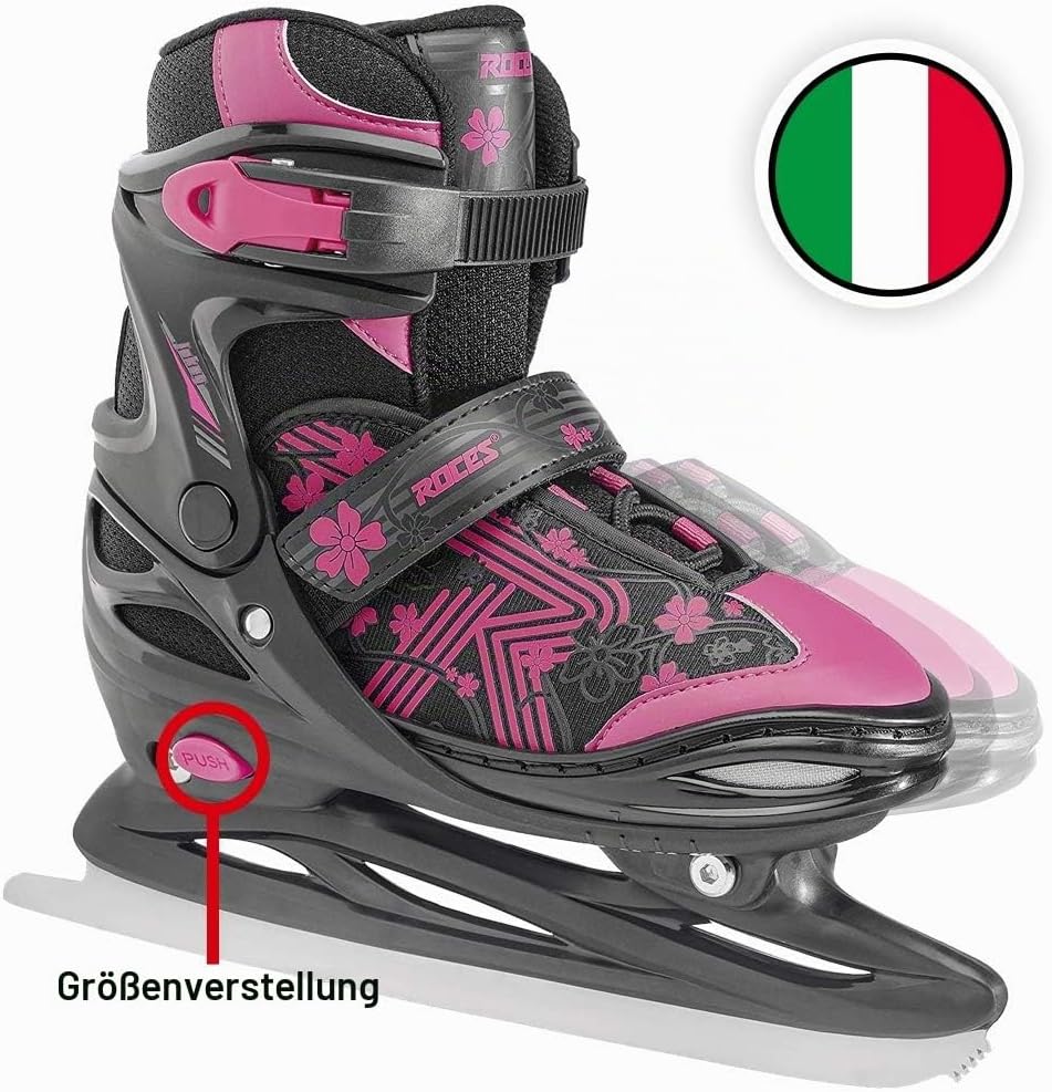 Roces Mädchen Jokey Ice 3.0 Girl Schlittschuh 26-29 black-pink, 26-29 black-pink