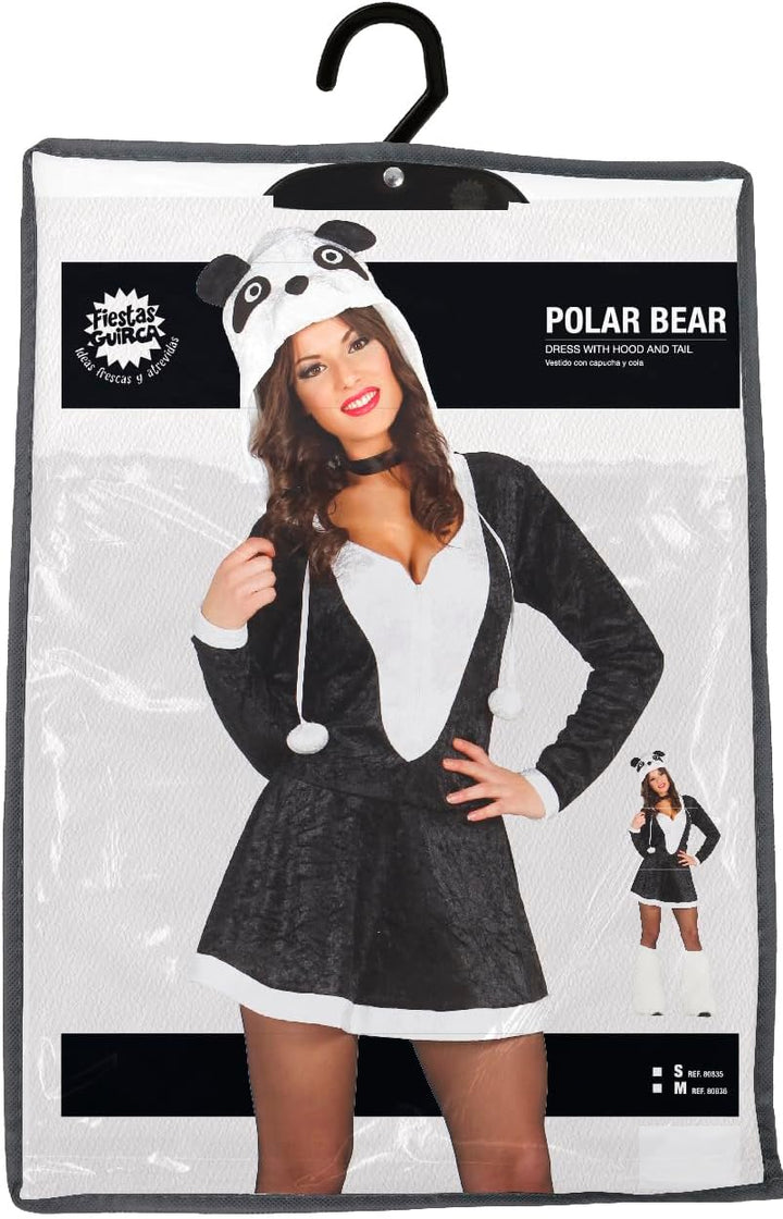 Guirca - Erwachsenenkostüm Panda-Bär 38-40, 38-40