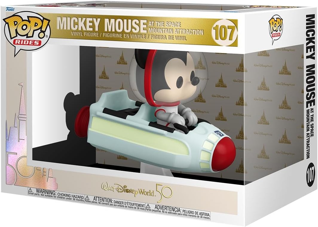 Funko Pop! Ride Super Deluxe: Walt Disney World 50th - Space Mountain mit Mystery Mini - Disney Worl
