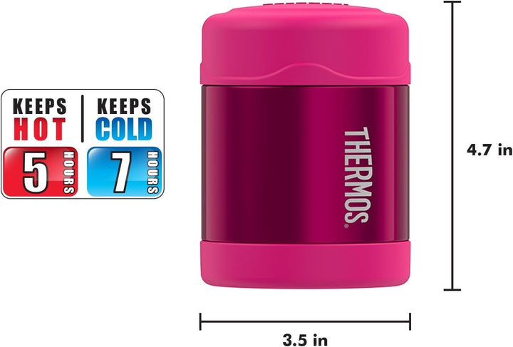 FUNtainer Lebensmittelflasche, Rosa, 290 ml Rose Einzeln, Rose Einzeln