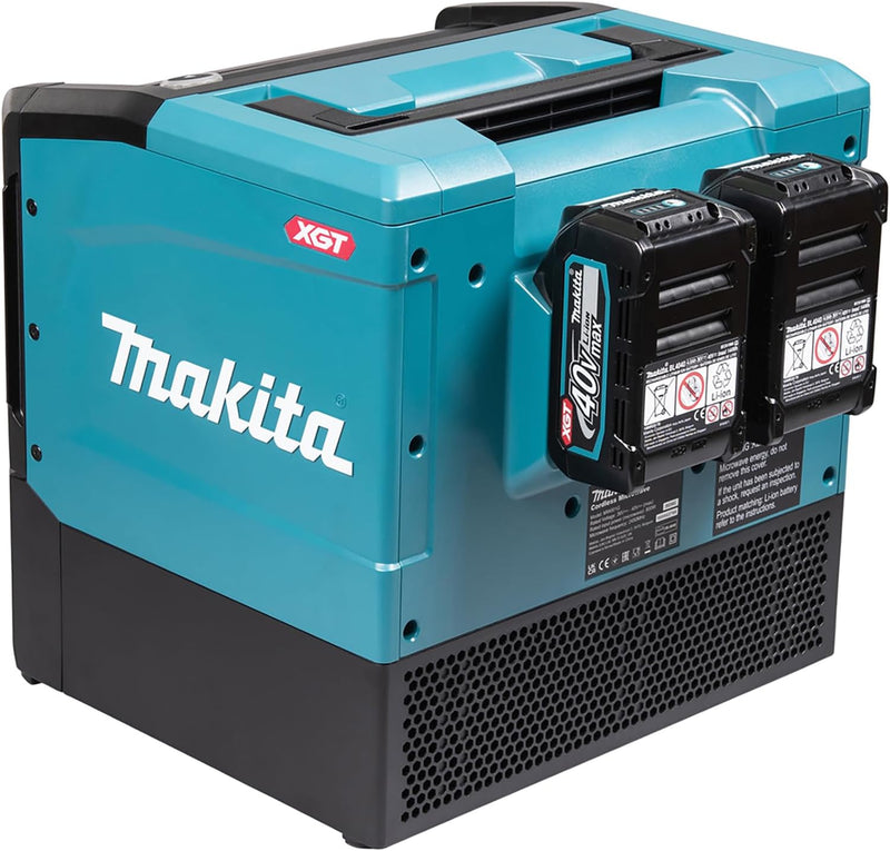 Makita MW001GZ Akku-Mikrowelle 40V max. 350/500 W, 8 l (ohne Akku, ohne Ladegerät)