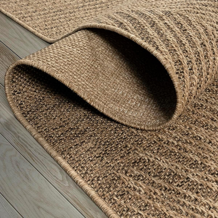 Mia´s Teppiche Soil - wetterfester In- und Outdoor Teppich im Natürlichem Jute-Look, wetterfest, gee