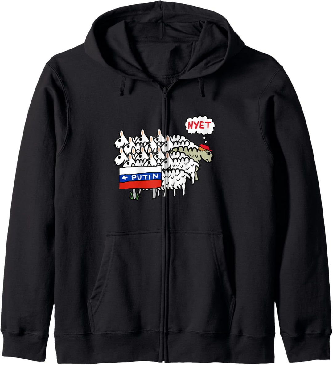 Gegen Putin Kapuzenjacke