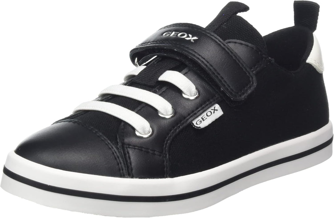 Geox Mädchen Jr Ciak Girl Sneaker 25 EU Schwarz, 25 EU Schwarz