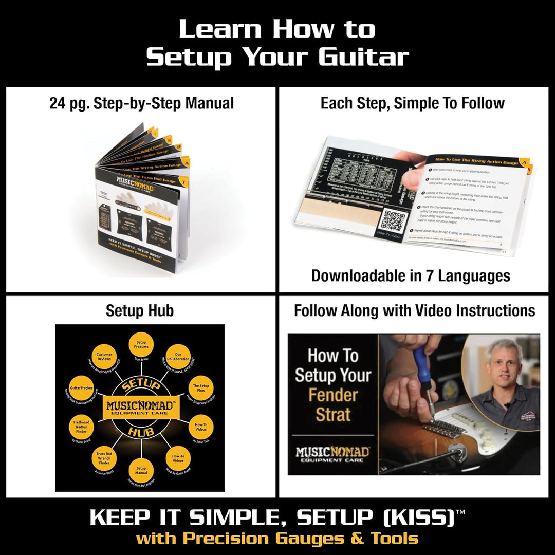 MusicNomad MN609 Kit Keep It Simple, Setup (KISS) – MN229, MN235, MN604