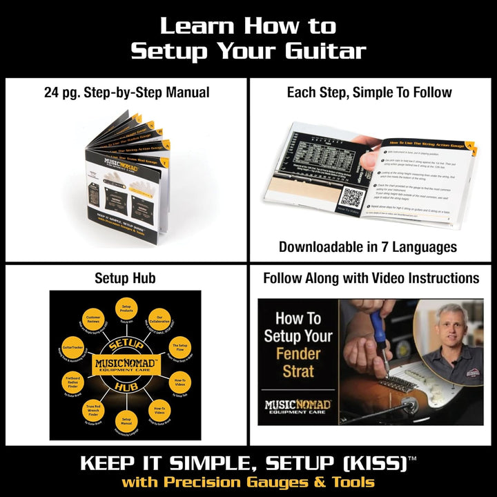 MusicNomad MN609 Kit Keep It Simple, Setup (KISS) – MN229, MN235, MN604