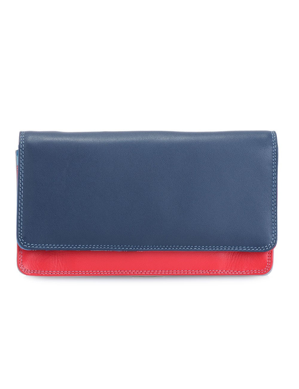 mywalit Unisex Medium Matinee Purse Accessory-Travel Wallet, Blau, Rot