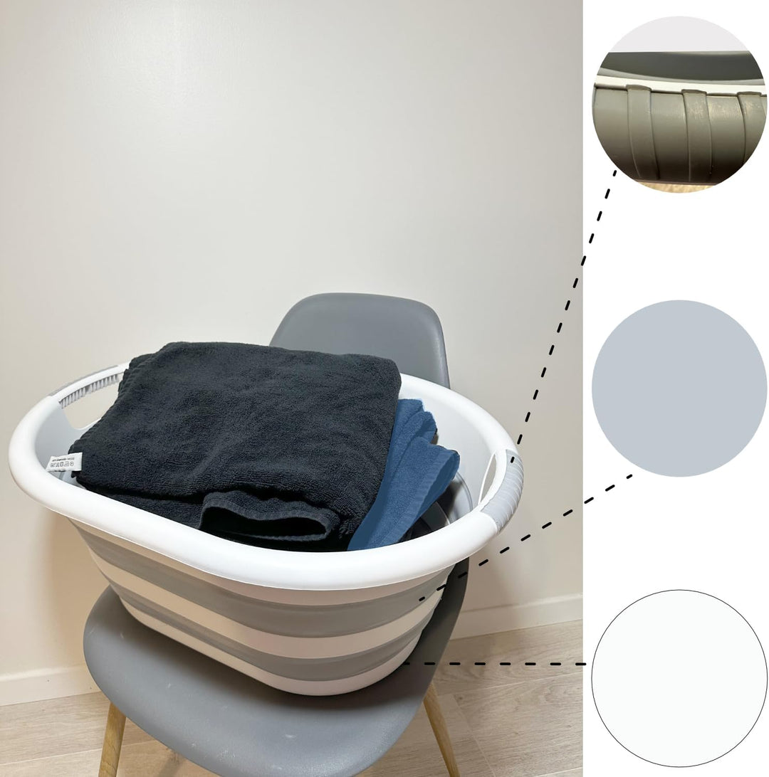 Faltbarer Wäschekorb 38 L, 38 L