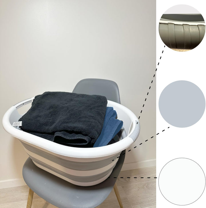 Faltbarer Wäschekorb 38 L, 38 L