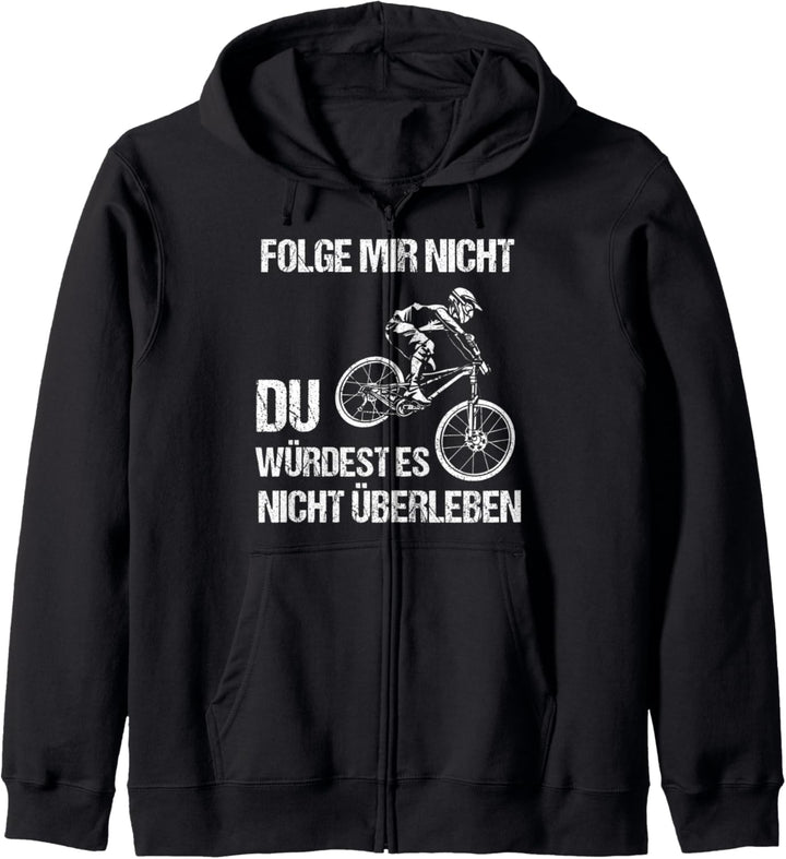 Downhill Mountainbike Mountainbiker Mountain Bike Geschenk Kapuzenjacke