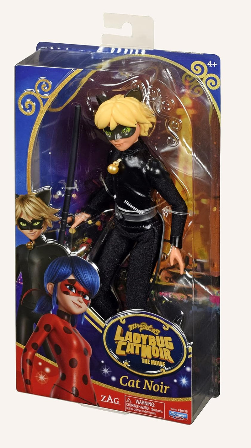 Bandai - Miraculous Ladybug und Cat Noir - Puppe - Cat Noir- Adrien - 26 cm grosse artikulierte Ankl