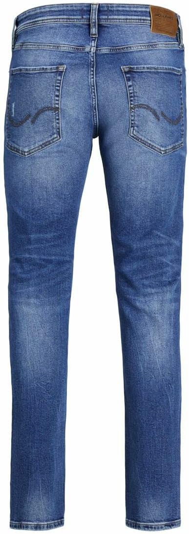 JACK & JONES Tim Original Slim Fit Herren Jeans, Farbe:Blau (SPK001), Hosengrösse:W33/L30