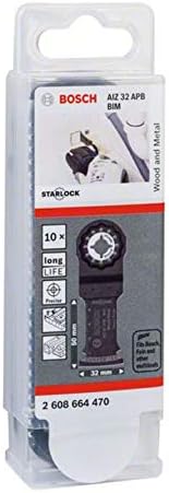 Bosch Professional 10x Tauchsägeblatt AIZ 32 APB (für Holz und Metall, 50 x 32 mm, Zubehör Multifunk